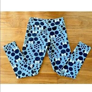 Lularoe Disney Leggings One Size Minnie Mouse
